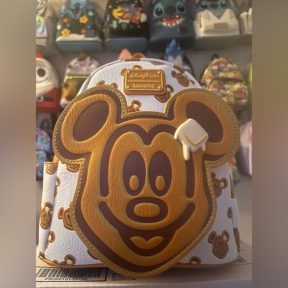 Loungefly Bags Mickey Mouse Waffle Loungefly Mini Backpack Poshmark
